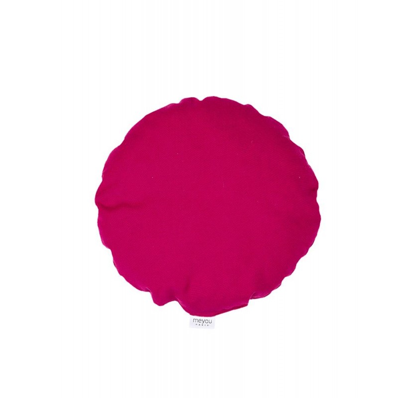 Raspberry Round Cushion