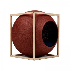 Le Cube Argile, édition bois